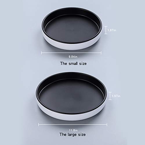 LAMY Lazy Susan Organizer Kitchen Gadgets, 10 Inch Small Lazy Susan Turntable, Spice Rack Organizer for Cabinet Kitchen Organization and Storage - Image 3