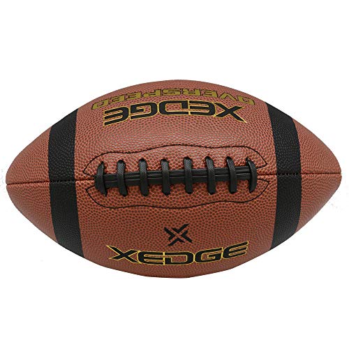 XEDGE Composite Leather Indoor/Outdoor Footballs for Training and Recreational Play Size 7(Youth) - Image 6